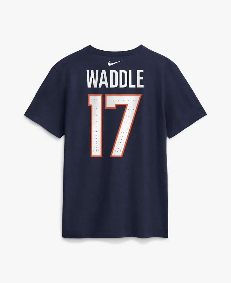 Nike Men's Jaylen Waddle Navy Denver Broncos Name & Number T-Shirt