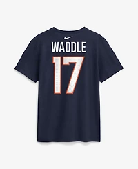 Nike Men's Jaylen Waddle Navy Denver Broncos Name & Number T-Shirt