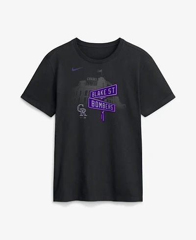 Nike Men's Black Colorado Rockies Local T-Shirt