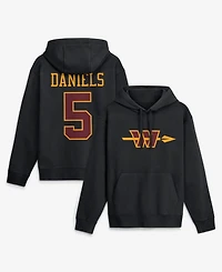Nike Men's Jayden Daniels Black Washington Commanders Name & Number Hoodie