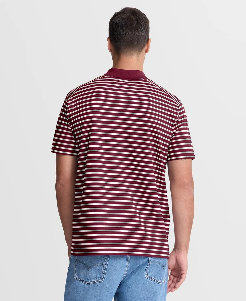 Nike Men's Maroon Philadelphia Phillies Cooperstown Collection Dri-fit Victory Striped Polo Shirt
