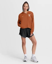 Nike Women's Texas Orange Longhorns Mantra Cropped Full-Zip Hoodie