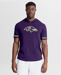 Fanatics Men's Purple Baltimore Ravens Optimal Play Short Sleeve Hooded T-Shirt