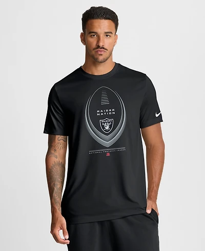 Nike Men's Black Las Vegas Raiders Legend Icon Dri-fit T-Shirt