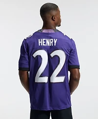 Nike Men's Derrick Henry Purple Baltimore Ravens Team Vapor F.u.s.e. Stitched Limited Jersey