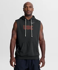 Nike Men's Black Usc Trojans 2026 Sideline Sleeveless Dri-fit Hoodie