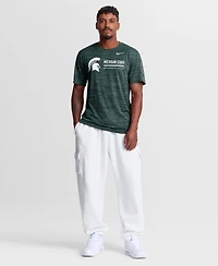 Nike Men's Green Michigan State Spartans Sideline Velocity Dri-fit T-Shirt