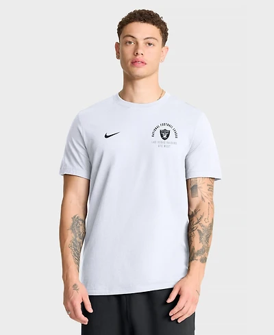 Nike Men's White Las Vegas Raiders Split Logo T-Shirt