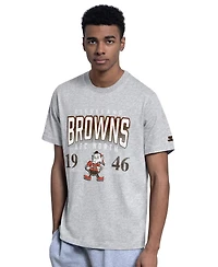 Starter Men's 2-Pack Brown/Gray Cleveland Browns Throwback Logo T-Shirt Set