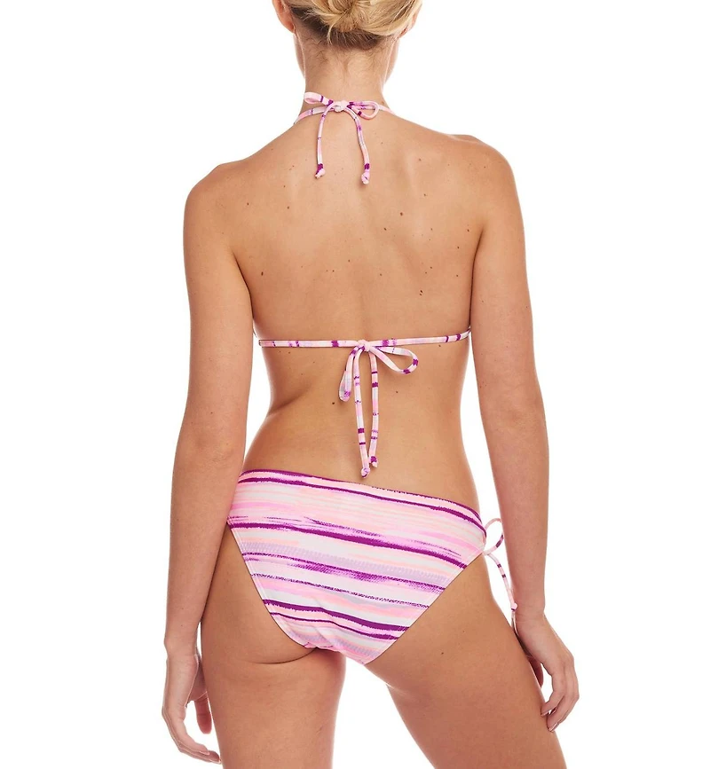 Lascana Women's Printed Crochet Triangle Bikini Swimsuit Top Bra Sizing