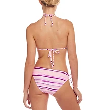 Lascana Women's Printed Crochet Triangle Bikini Swimsuit Top Bra Sizing