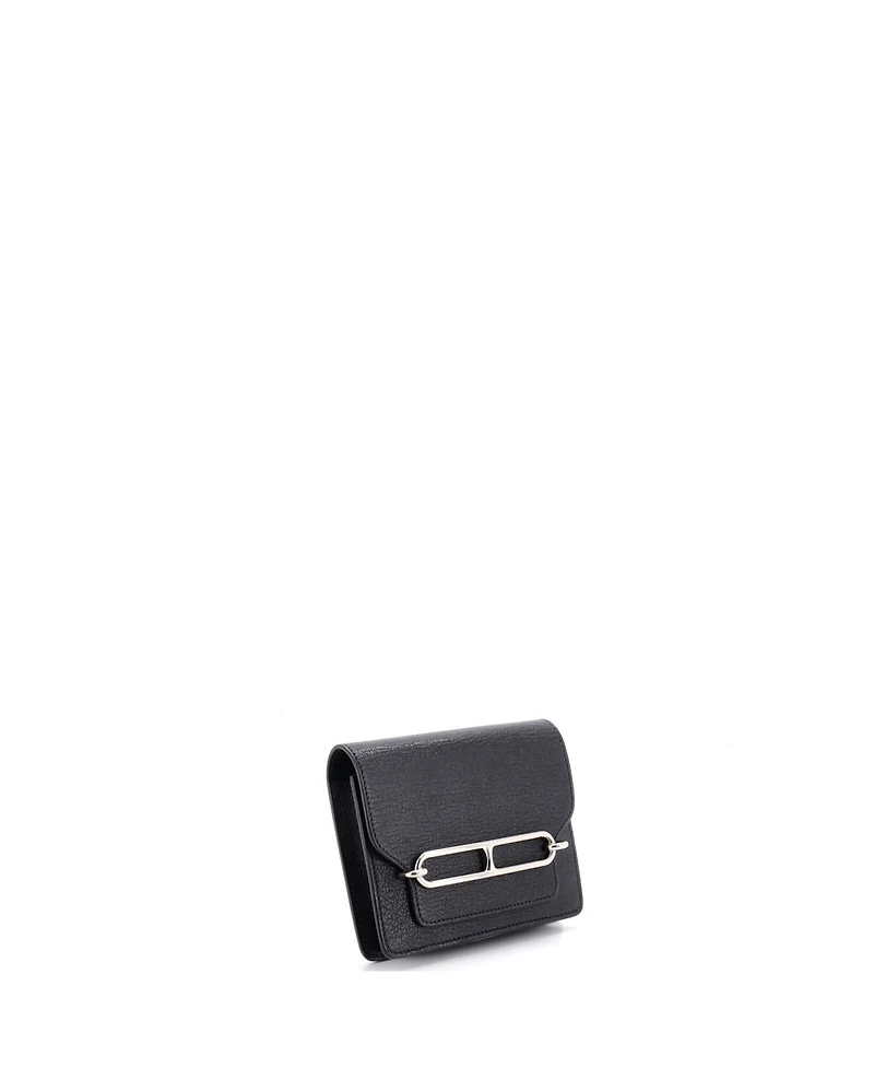 Pre-Owned Hermes Roulis Slim Wallet Chevre Mysore