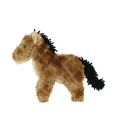 Mighty Jr Farm Horse, Durable Plush Squeaky Dog Toy