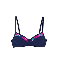 Lascana Women's Contrast Print Underwire Bikini Swimsuit Top Bra Sizing