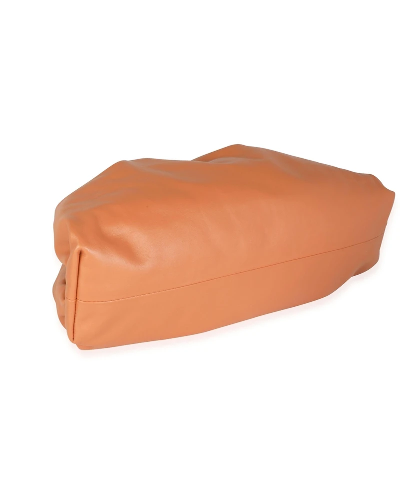 Pre-Owned Bottega Veneta Tan Calfskin Leather Pouch