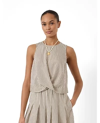 Hush Women's Front Knot Crop Top