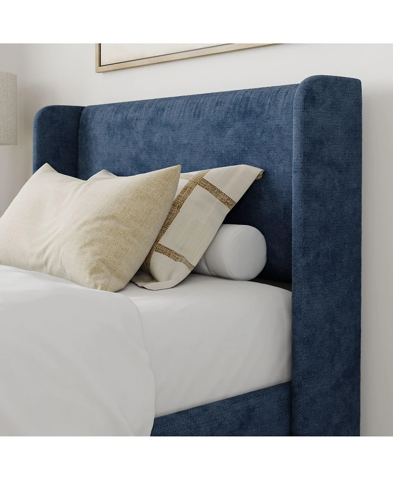 Plank+Beam Modern Upholstered Bed - Twin