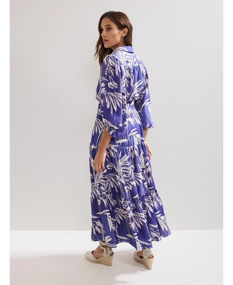 Phase Eight Women's Coralie Print Shirt Midaxi Dress