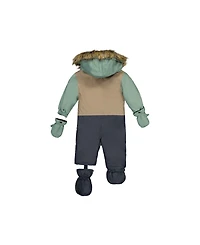 Deux par Deux Baby Boy (6M - 24M) One Piece Snowsuit Adapted for Car Seats Cool