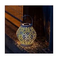 Allsop Home & Garden, Daisy Punched Metal Solar Lantern