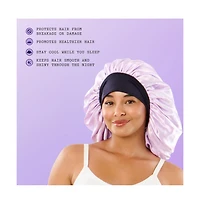 Gimme Beauty Sweet Dreams Satin Bonnet Ultra Soft Sleep Bonnet Smooth and Frizz Free Hair Thick Hair