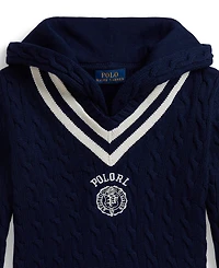 Polo Ralph Lauren Boys' 2T-7 Cotton Hooded Cricket Sweater