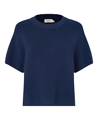 Masai Copenhagen Women's MaFokimia Short Sleeve Knit Blouse