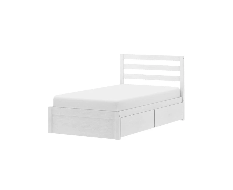 Grain & Grove Bear Twin Single Bed with Underbed Storage Drawers