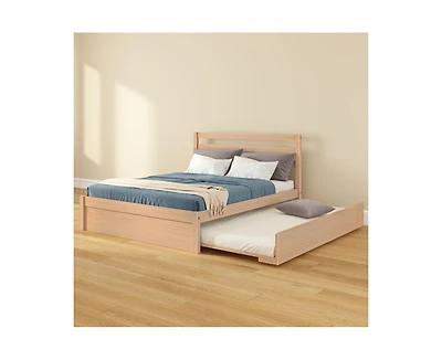 Grain & Grove Bear Full Single Bed With Trundle