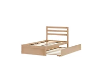 Grain & Grove Bear Twin Single Bed With Trundle