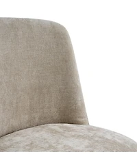 Streamdale Furniture Modern Upholstered Dining Chairs, Set of 2, Oatmeal