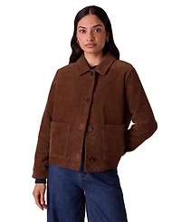 Celtic & Co. Womens Cord Utility Jacket