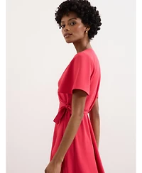 Phase Eight Women's Julissa V-Neck Short-Sleeve Asymmetric-Hem Midi Dress