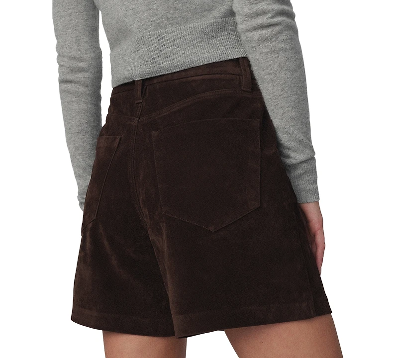 Joe's Jeans Women's High-Waisted Suede Harlowe Shorts, 6" Inseam