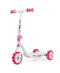 Slickblue Kids Kick Scooter with Light-Up Wheels and Wide Deck