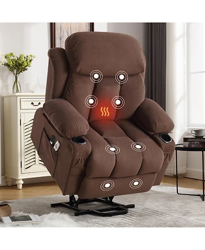 Streamdale Furniture Power Lift Recliner Chair with Heat, Massage