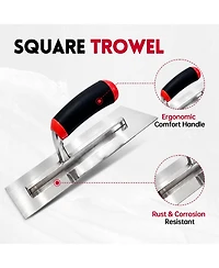 Xdovet Concrete Trowel Edger Groover Masonry Tool Set