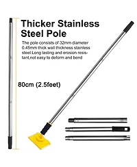 Xdovet Paint Edger Tool Kit 9" Pad 360degree(s) Handle Extension Pole Refill