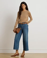 Lauren Ralph Women's Long-Sleeve Crewneck Sweater