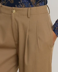 Lauren Ralph Women's High-Rise Bi-Stretch Twill Jodhpur Pants