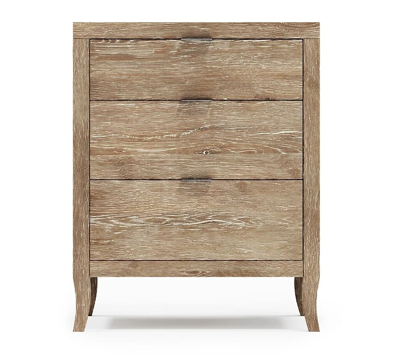 Bernhardt Tribeca 24" Wood 3-Drawers Nightstand