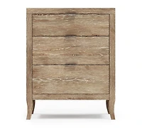 Bernhardt Tribeca 24" Wood 3-Drawers Nightstand