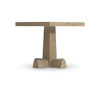 Bernhardt Tribeca 24" Wood Pedestal Side Table