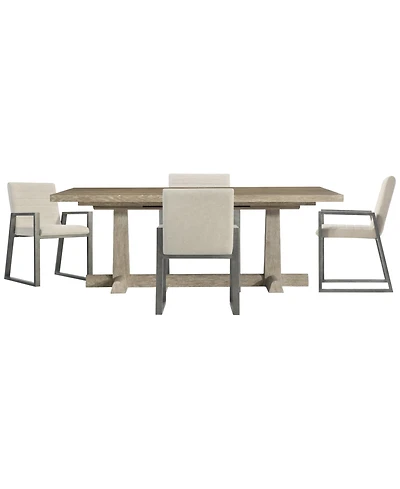 Bernhardt Tribeca 5-Piece Rectangle Dining Set (Table & 4 Arm Chairs)