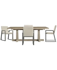 Bernhardt Tribeca 5-Piece Rectangle Dining Set (Table & 4 Arm Chairs)