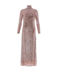 Needle & Thread Women's Malia Sequin Turtleneck Gown