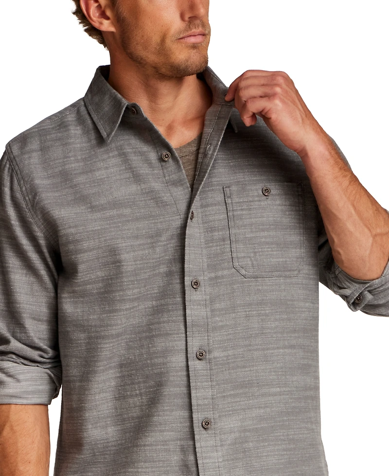 Weatherproof Vintage Men's Peached Slub Solid Shirt