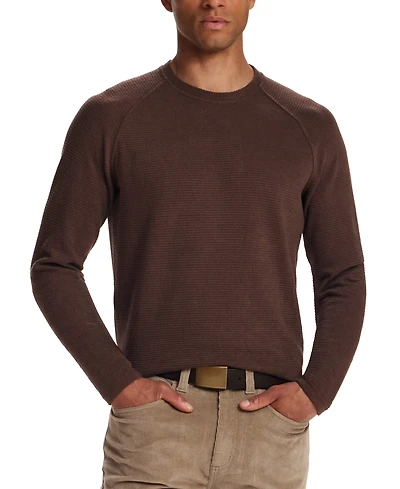 Weatherproof Vintage Men's Ribbed Raglan Crewneck T-Shirt