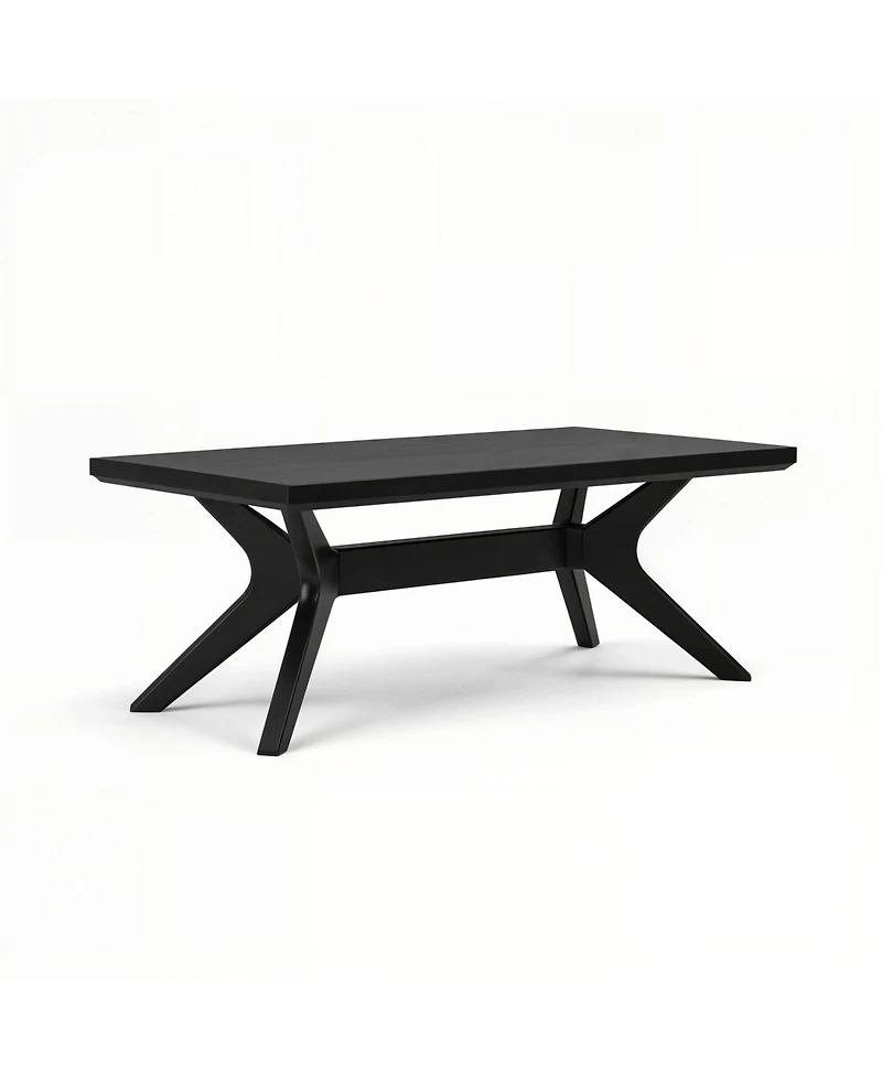 Sunset Living Furniture Cross Leg Rectangular Coffee Table