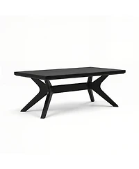 Sunset Living Furniture Cross Leg Rectangular Coffee Table